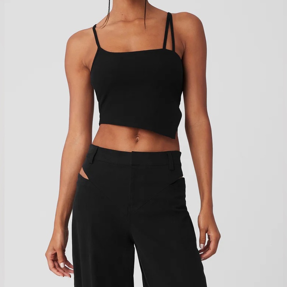 ALO Yoga Set: all soft all night tank & alo yoga high waist risk taker trouser